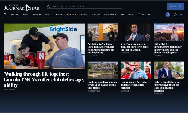 Posnetek zaslona journalstar.com