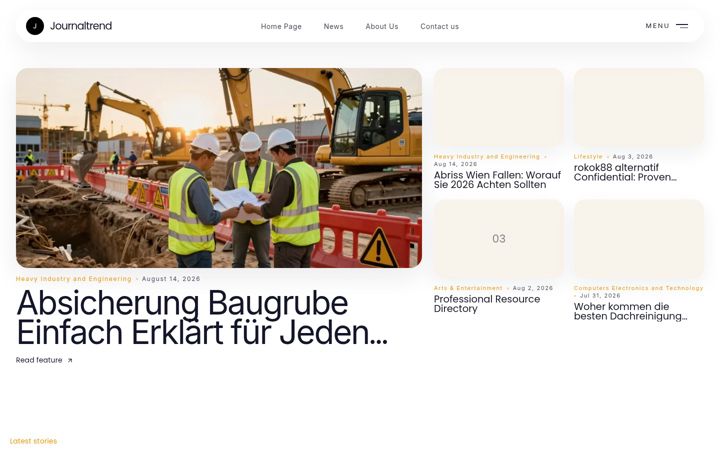 Screenshot of journaltrend.de