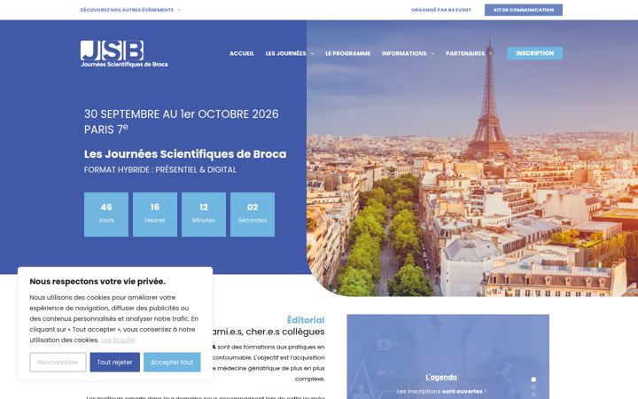 Screenshot of journeebroca.fr