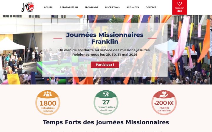 Screenshot of journeesmissionnaires.fr