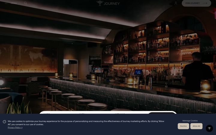 Screenshot of journey.com