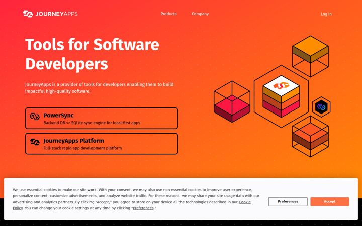 Screenshot του journeyapps.com