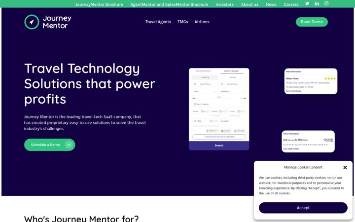 Screenshot of journeymentor.net