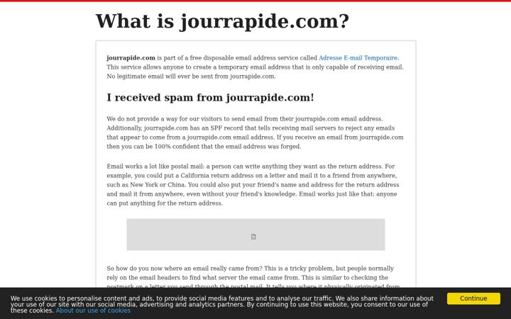 Screenshot of jourrapide.com