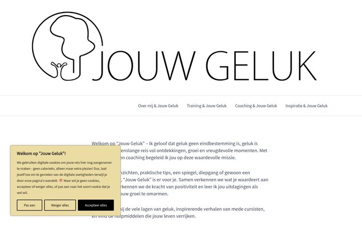 Screenshot of jouwgeluk.com