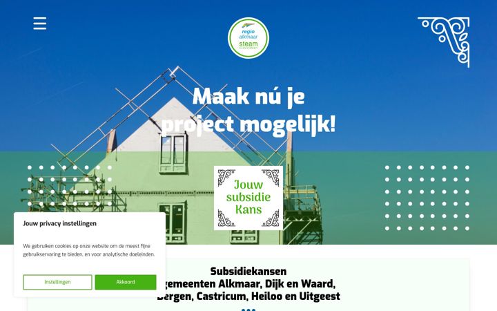 Screenshot of jouwsubsidiekans.nl