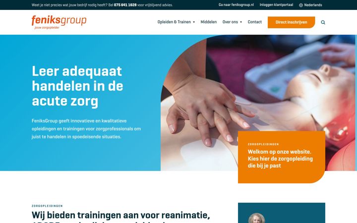 Screenshot of jouwzorgopleider.nl