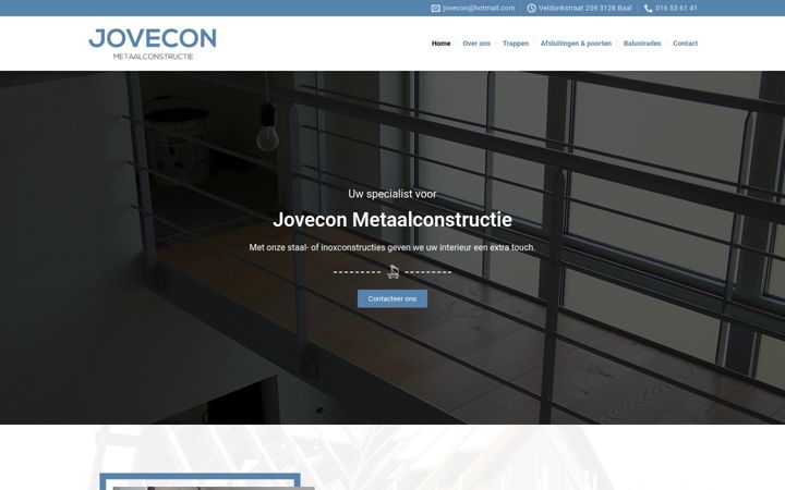 Screenshot of jovecon.be