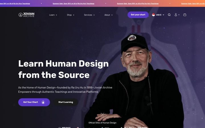 Screenshot of jovianarchive.com