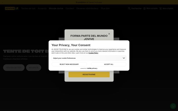Screenshot of jovive.fr
