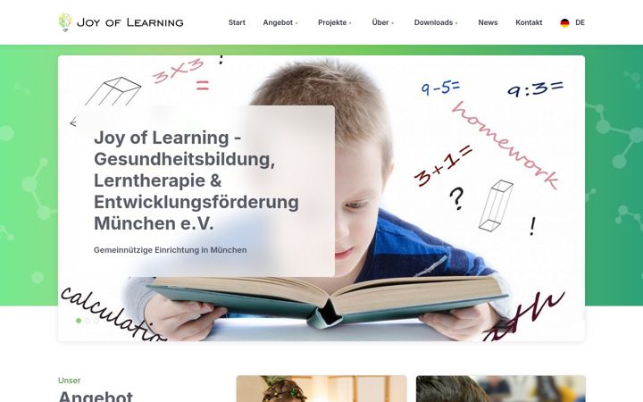 Screenshot of joy-of-learning.de