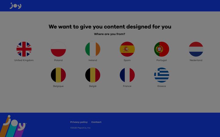 Screenshot of joy-pepsico.eu