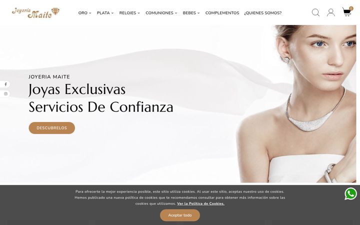 Screenshot of joyasmaite.com