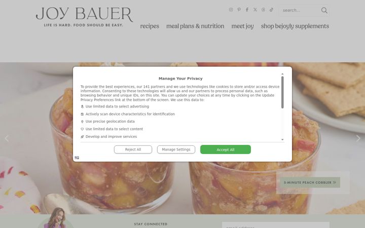 Screenshot von joybauer.com