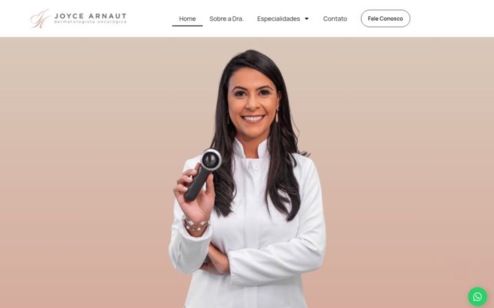 Screenshot of joycearnaut.com.br