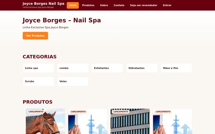 Screenshot of joyceborgesshop.com