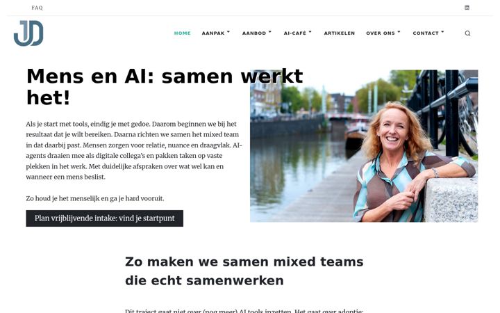 Screenshot of joycedatema.nl