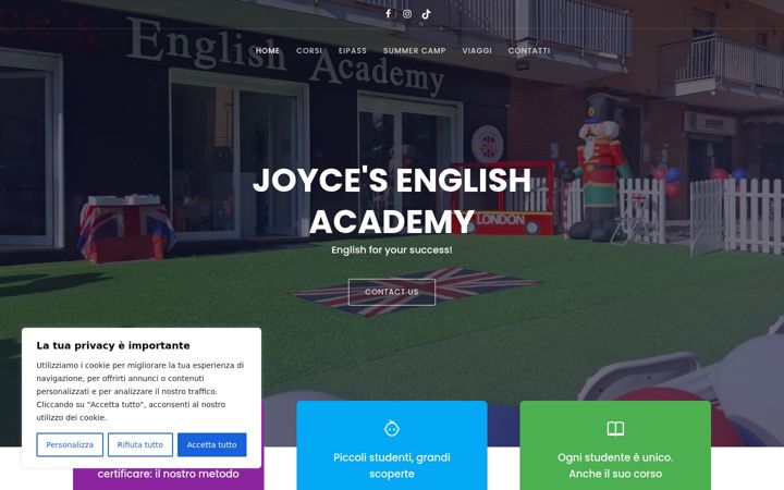 Screenshot of joyces.it