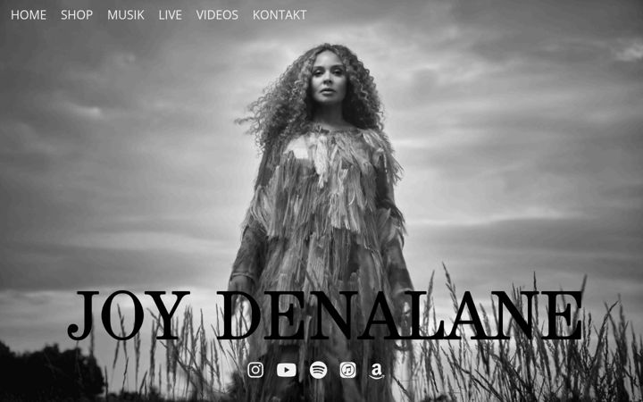 Екранна снимка на joydenalane.com
