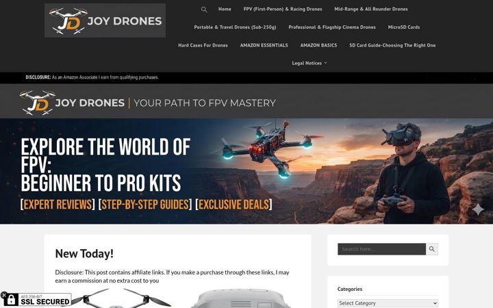 Екранна снимка на joydrones.com