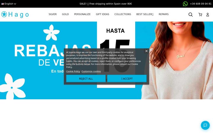 Screenshot of joyeriahago.com
