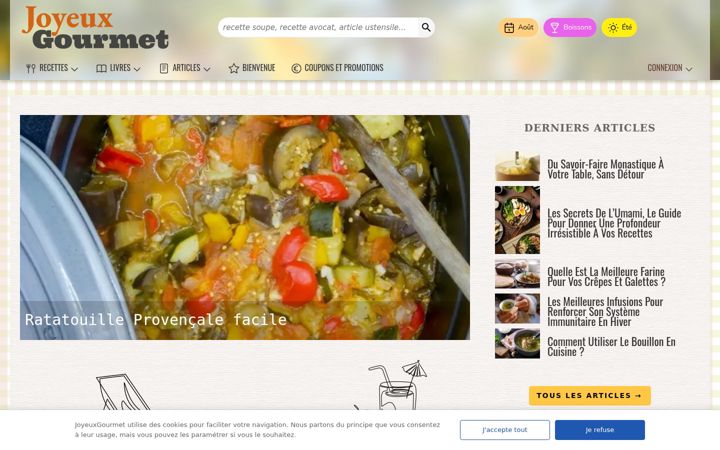 Screenshot of joyeuxgourmet.fr