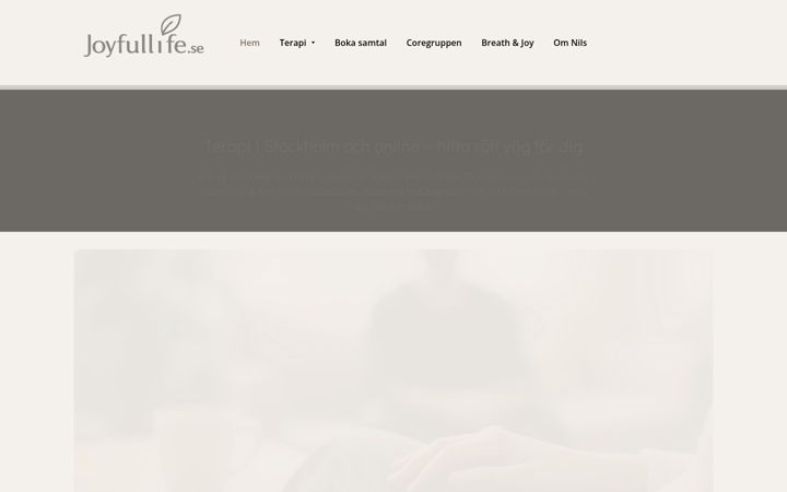 Screenshot of joyfullife.se