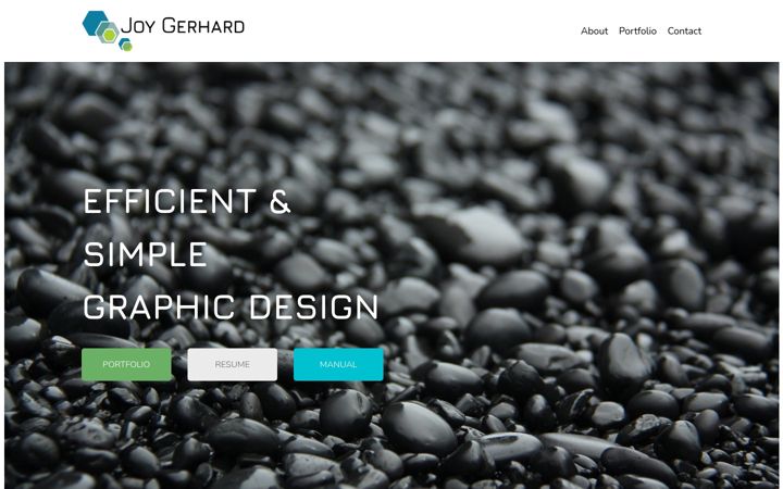Screenshot of joygerhard.com