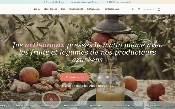 Screenshot of joyjuice.co