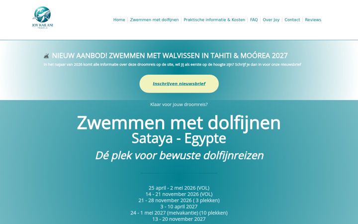 Screenshot of joykailani.nl