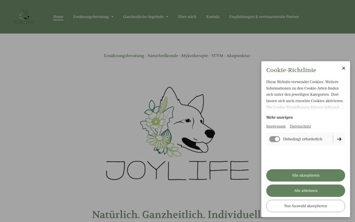 Screenshot of joylife-ganzheitlich.de
