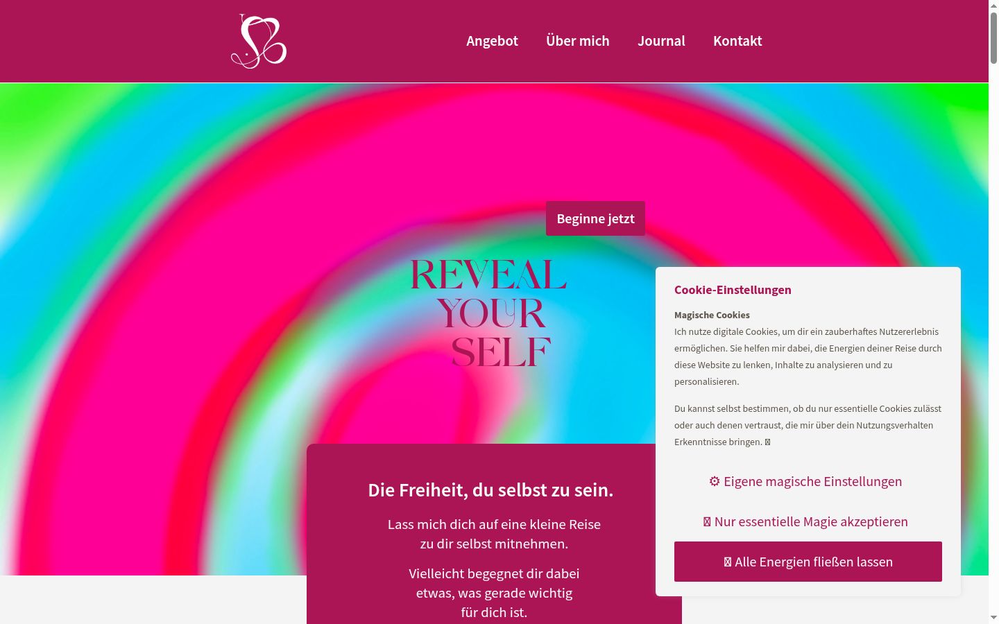 Screenshot tal-banner tal-kunsens muri qabel kwalunkwe interazzjoni
