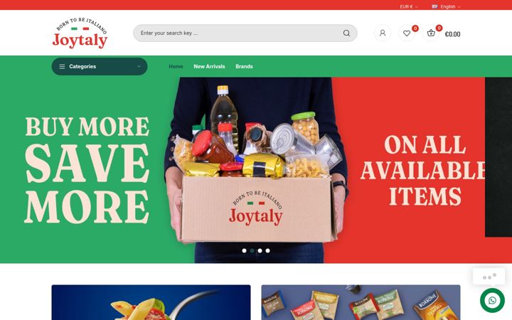 Screenshot of joytaly.com