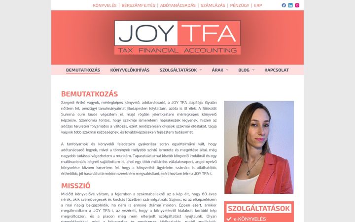 Screenshot of joytfa.com