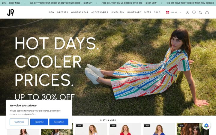 Screenshot of joythestore.com