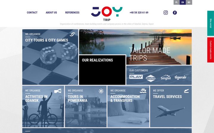 Screenshot of joytrip.pl