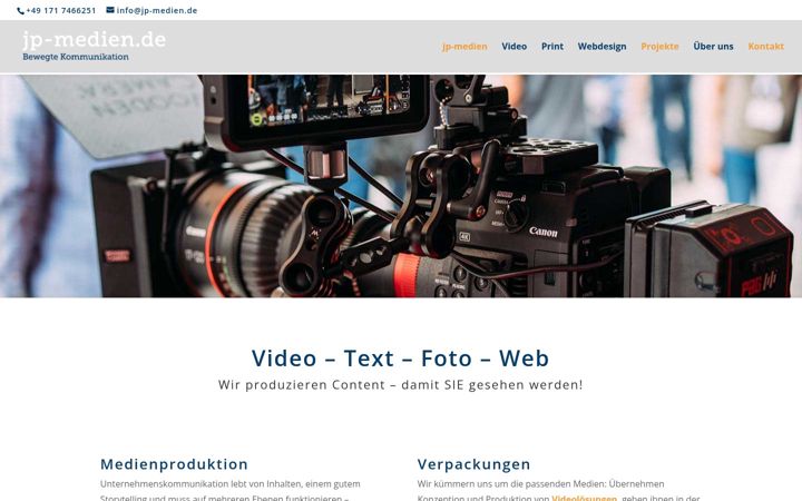 Screenshot of jp-medien.de