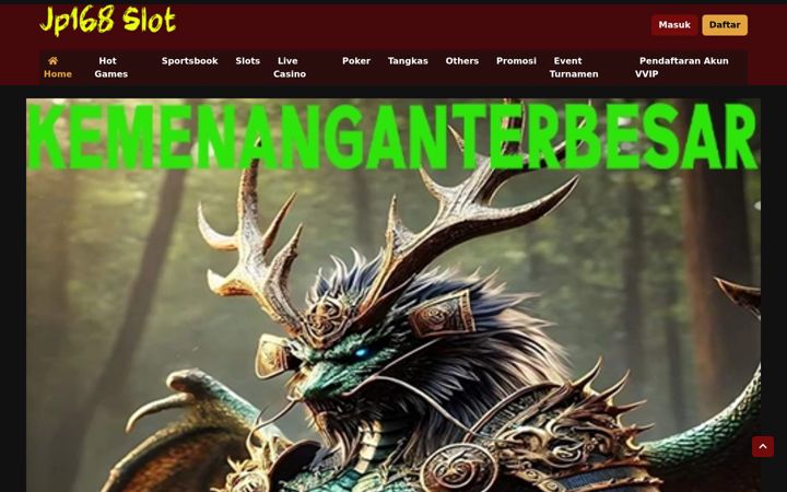 Képernyőkép: jp168slot.org