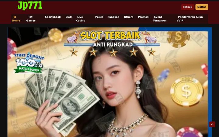 Screenshot of jp771.net