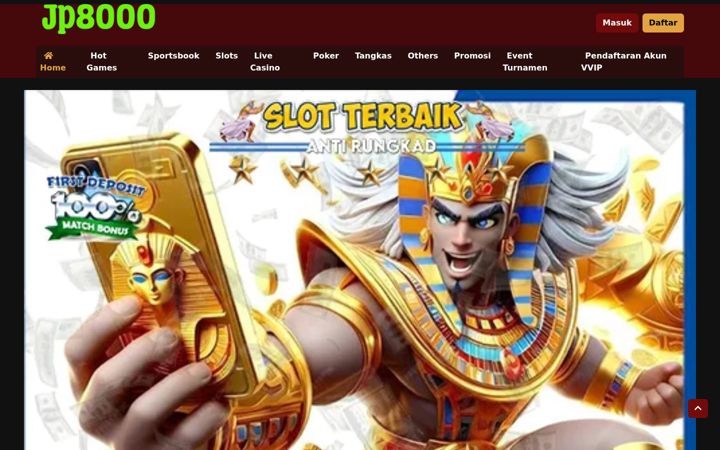 Screenshot of jp8000.net