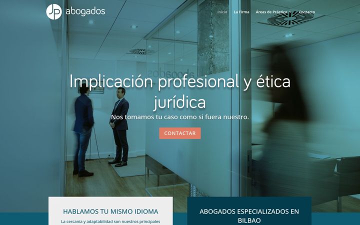 Screenshot of jpabogadosbilbao.com