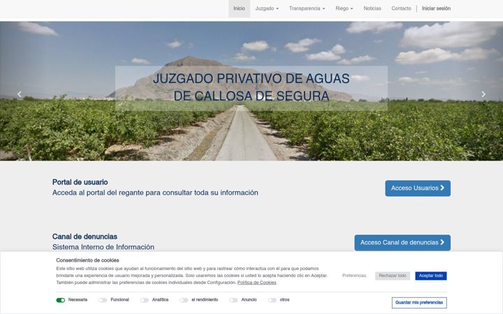 Screenshot of jpac.es