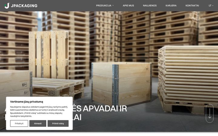 Screenshot of jpackaging.com