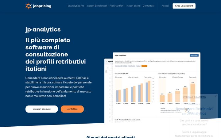 Screenshot of jpanalytics.it