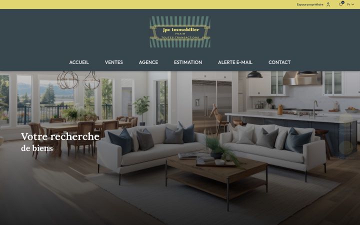 Snimka zaslona za jpcimmobilier.com