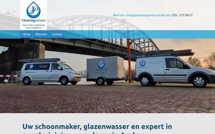 Snimka zaslona za jpcleaningservice.com
