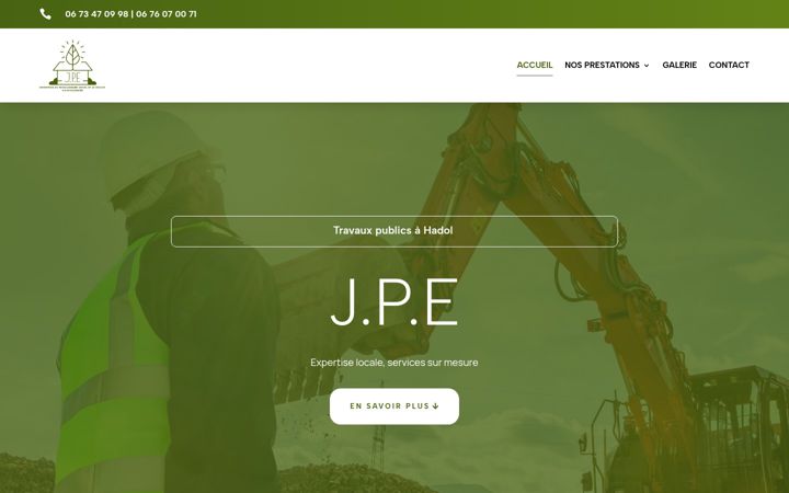 Screenshot of jpe-terrassement.fr