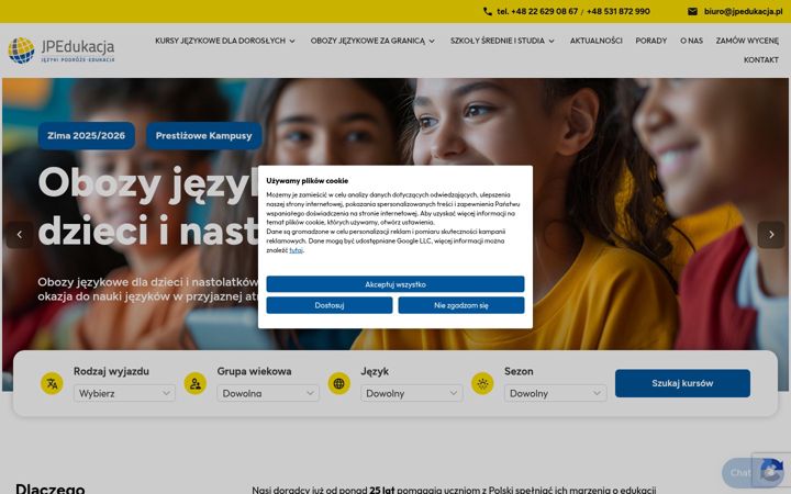 Screenshot of jpedukacja.pl
