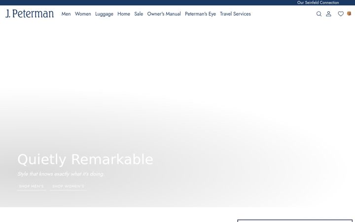 Screenshot of jpeterman.com