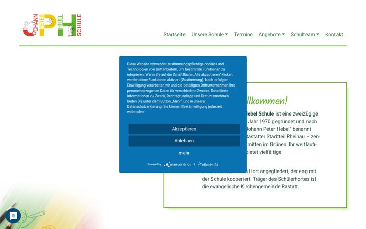 Screenshot of jph-schule-rastatt.de